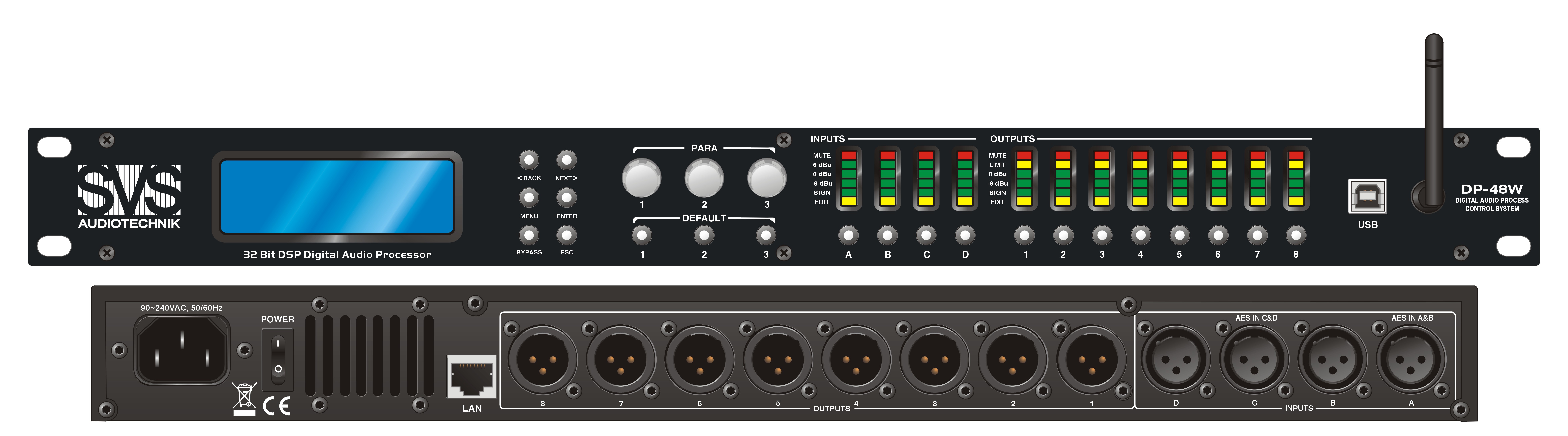 SVS AUDIOTECHNIK DP-48W Цифровой процессор