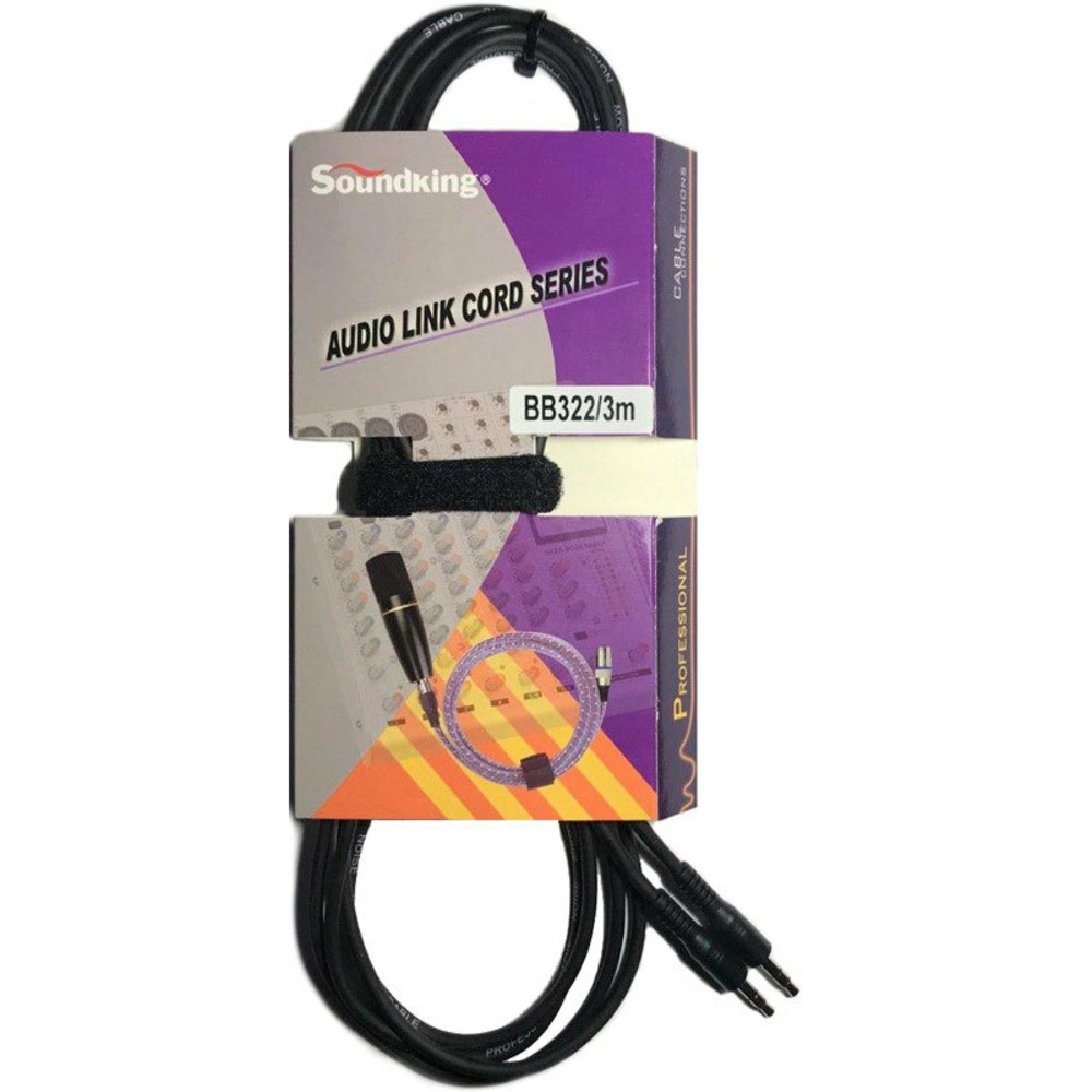 SOUNDKING BB322-3M Кабель 3,5мм — 3,5мм,  3м