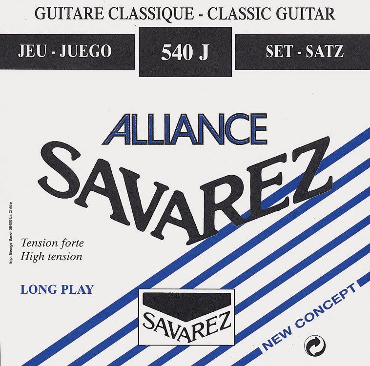 SAVAREZ 540J ALIANCE HT Струны для классической гитары, посеребренные, с/н