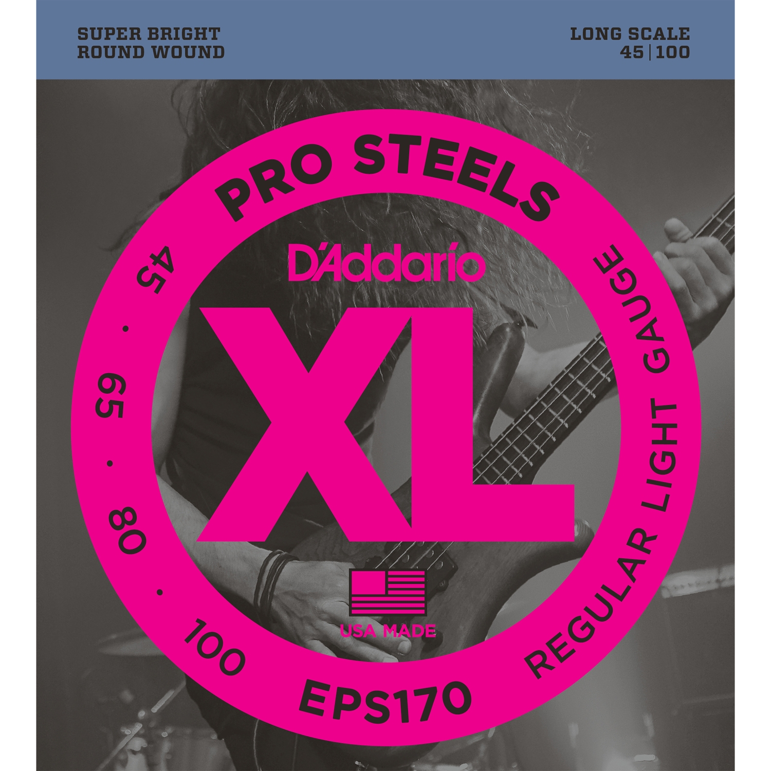 D`ADDARIO EPS170 Струны для 4-струнной бас-гитары 45-100