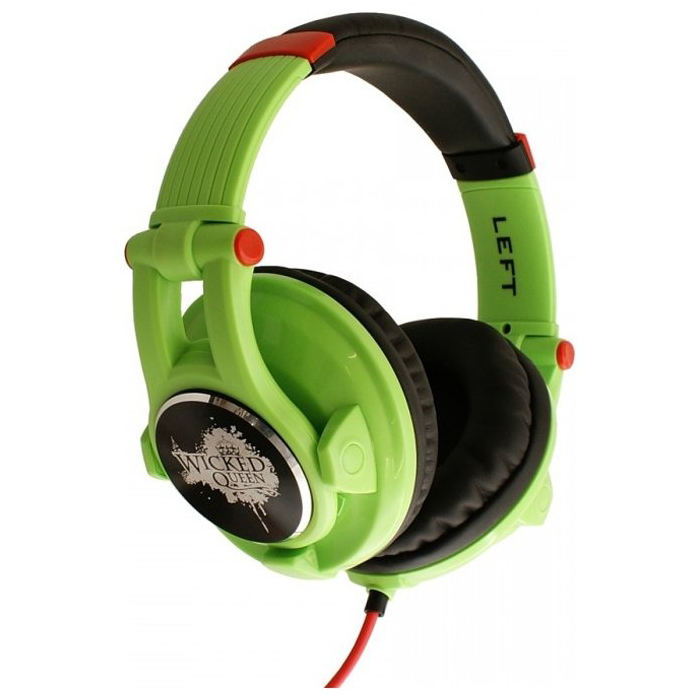 FISCHER AUDIO WICKED-QUEEN-GREEN GALAXY DJ-наушники