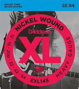 D`ADDARIO EXL145 XL NICKEL WOUND Струны для электрогитары 12-54