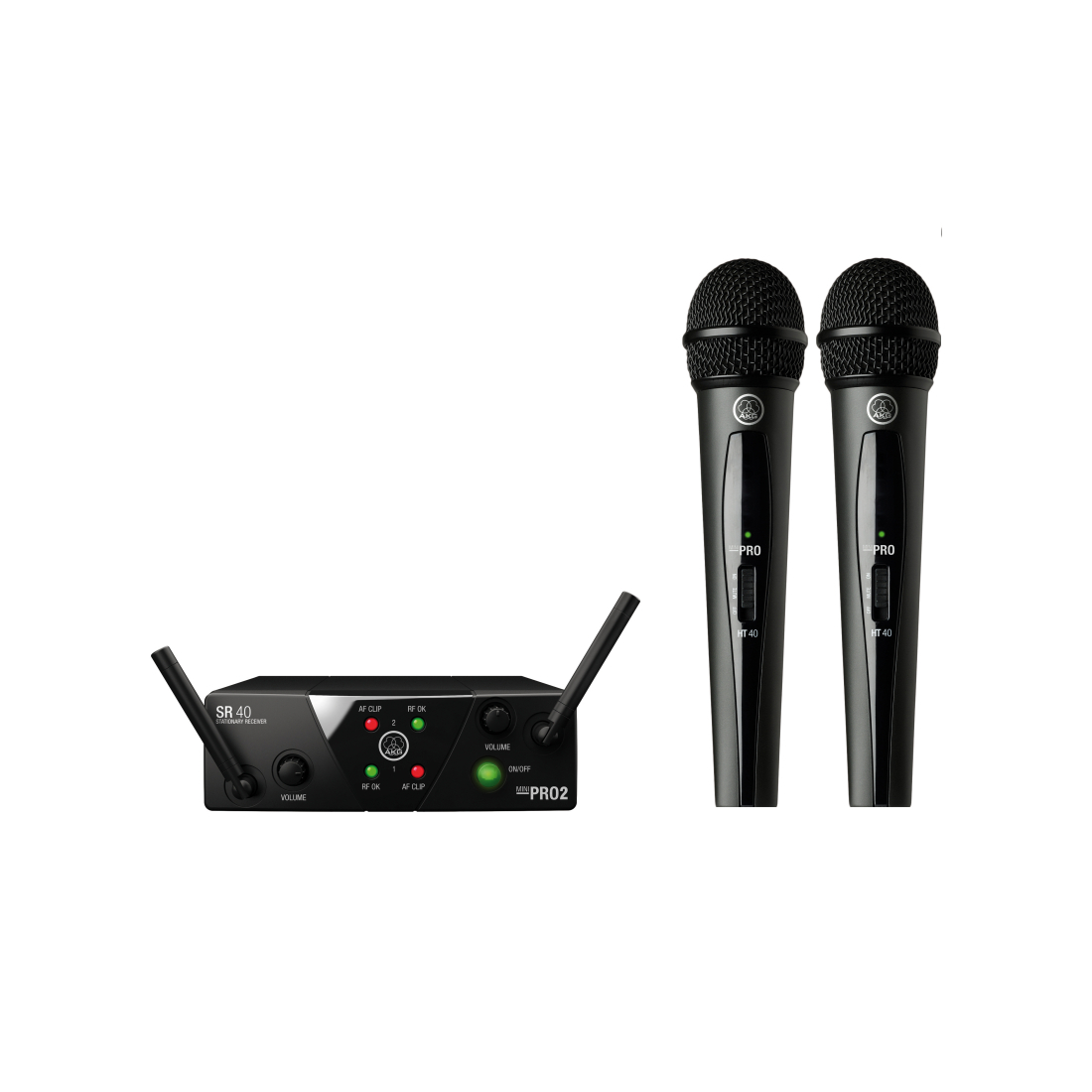 AKG WMS40 MINI2 VOCAL SET US25BD (537.900&540.400) Микрофонная радиосистема