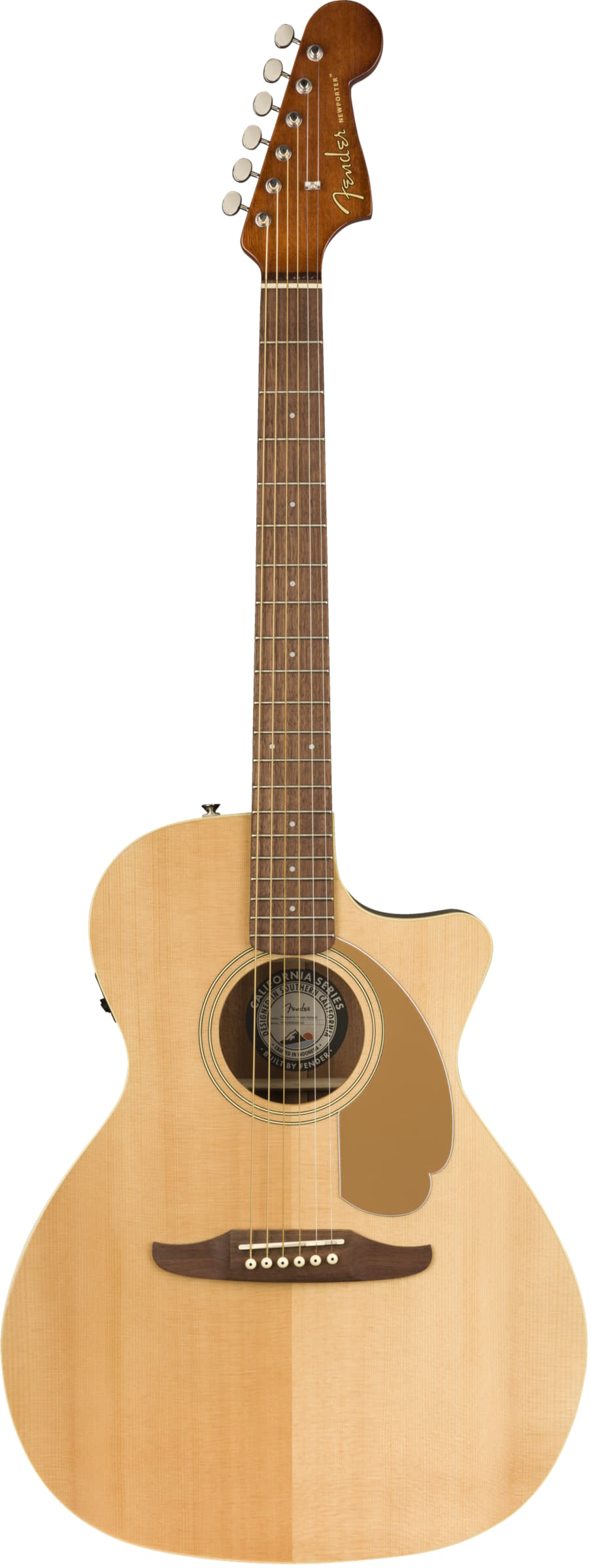 FENDER NEWPORTER PLAYER NATURAL WN Электроакустическая гитара