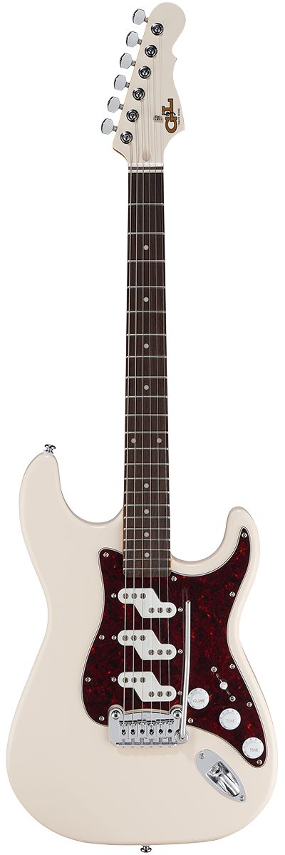 G&L TRIBUTE COMANCHE EMERALD OLYMPIC WHITE RW POPLAR  Электрогитара