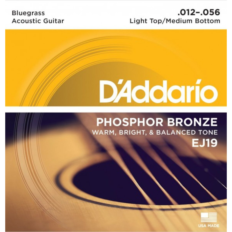 D`ADDARIO EJ19 Струны для акустической гитары 12- 56