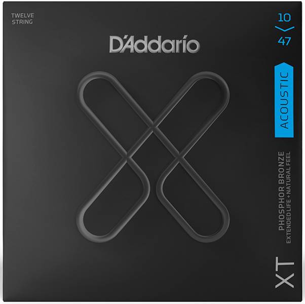 D`ADDARIO XTAPB1047-12 XT Струны для 12-струнной гитары 10- 47