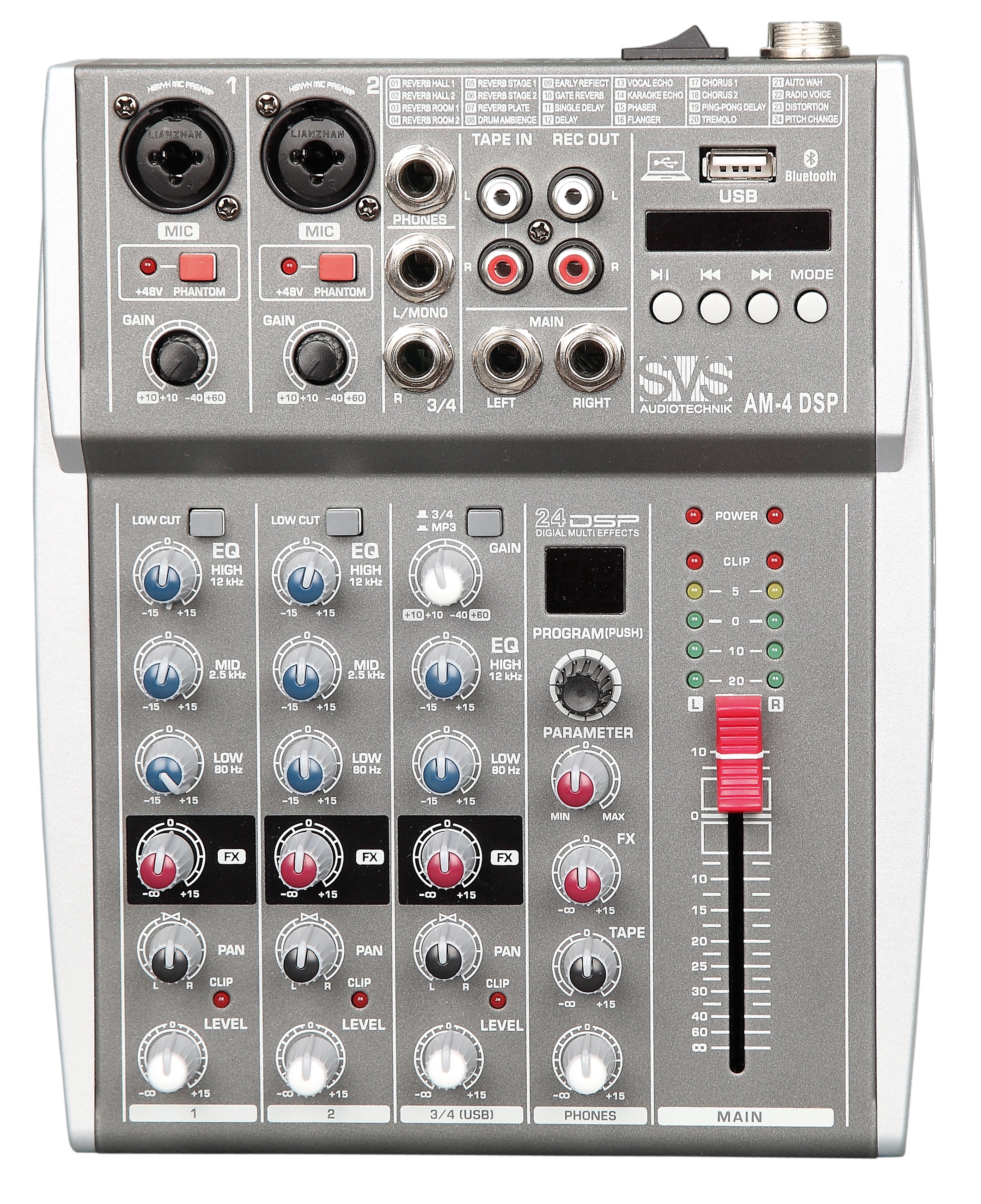 SVS AUDIOTECHNIK MIXERS AM-4 DSP Аналоговый микшерный пульт
