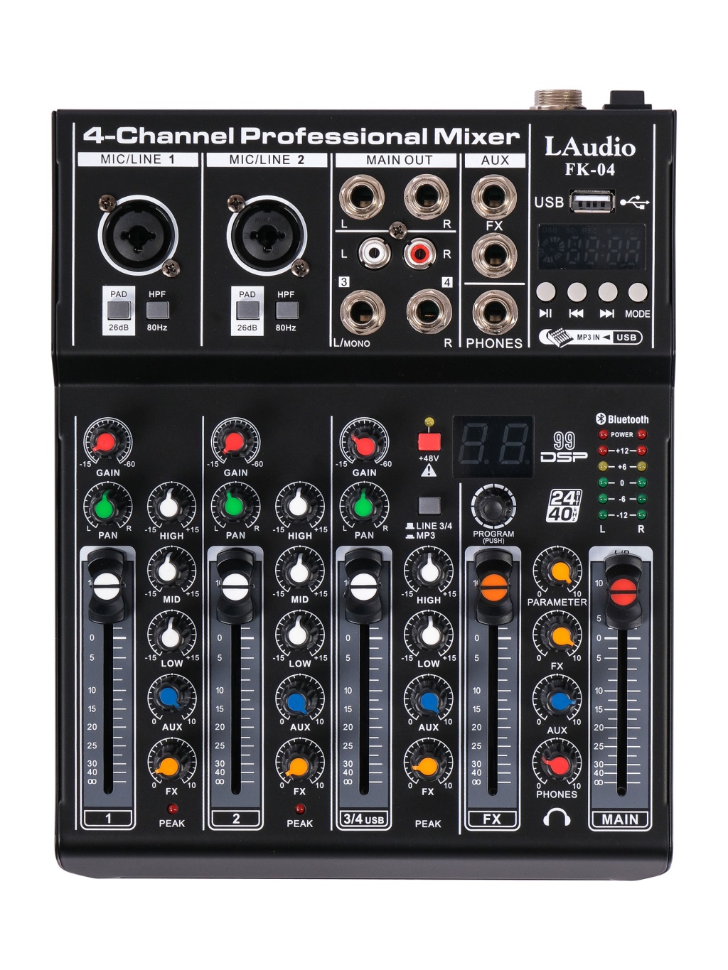 LAUDIO FK-04 Аналоговый микшерный пульт