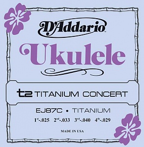 D'ADDARIO EJ87C Струны для укулеле концерт