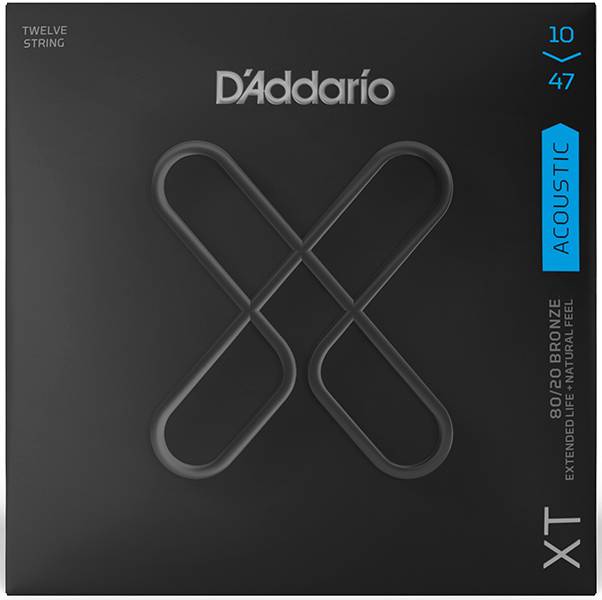 D`ADDARIO XTABR1047-12 XT Струны для 12-струнной гитары 10- 47
