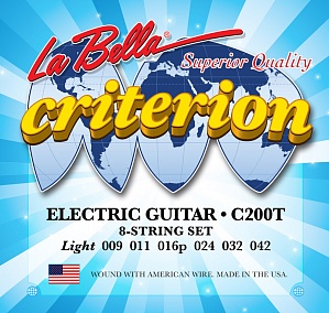 LA BELLA C200T CRITERION Струны для электрогитары 09-42