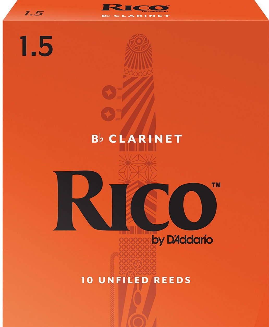RICO RCA1015 Трости для кларнета Bb, №1.5