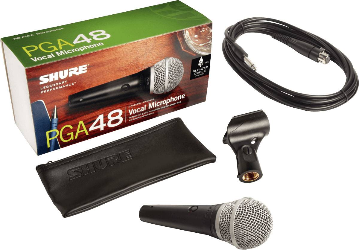 SHURE PGA48-QTR-E Динамический микрофон