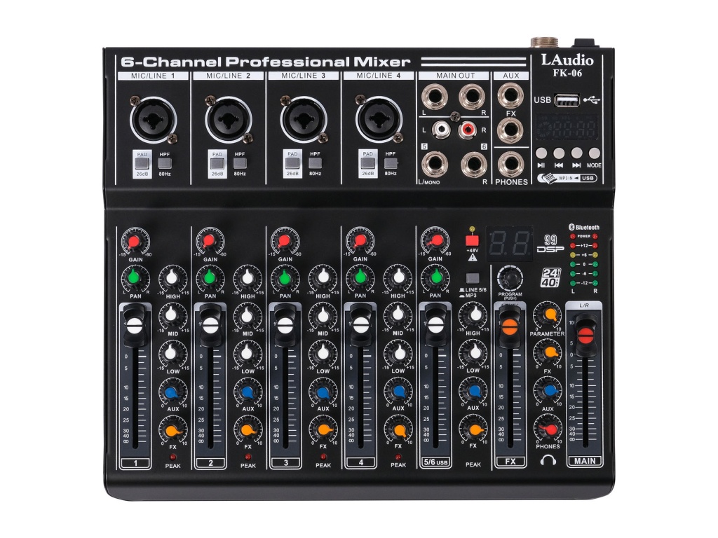 LAUDIO FK-06 Аналоговый микшерный пульт
