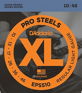 D`ADDARIO EPS510 XL PRO STEEL Струны для электрогитары 10-46