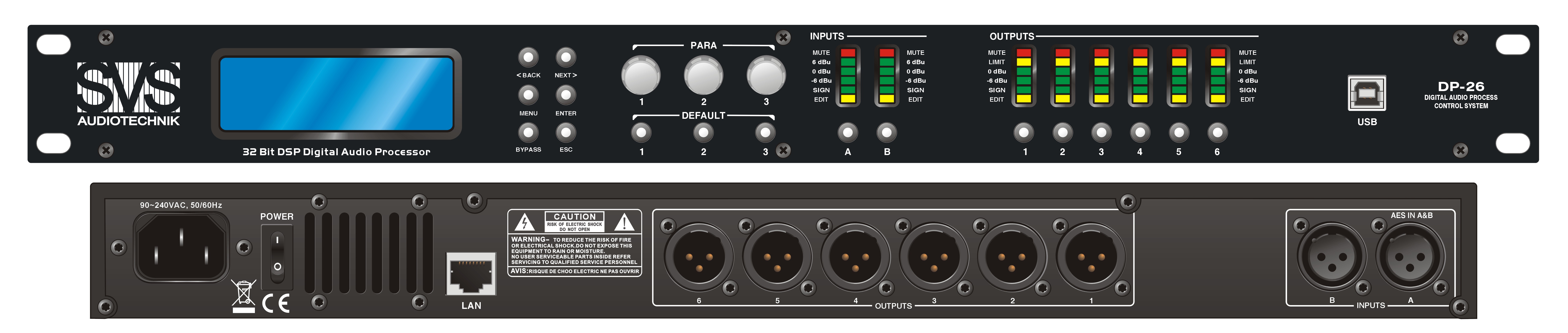 SVS AUDIOTECHNIK DP-26 Цифровой процессор