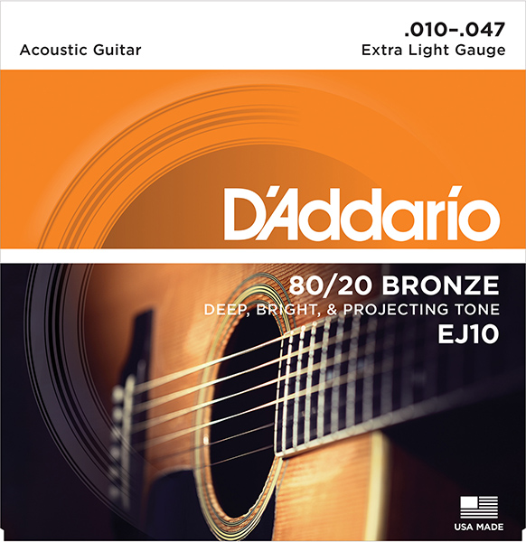 D`ADDARIO EJ10 Струны для акустической гитары 10-47