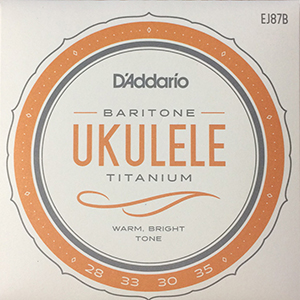 D'ADDARIO EJ87B TITANIUM Струны для укулеле баритон