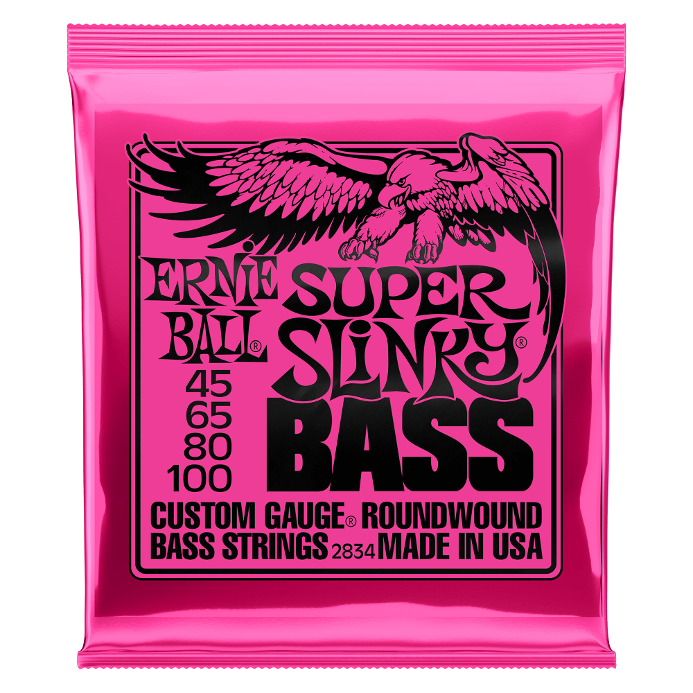 ERNIE BALL 2834 Струны для 4-струнной бас-гитары 45-100