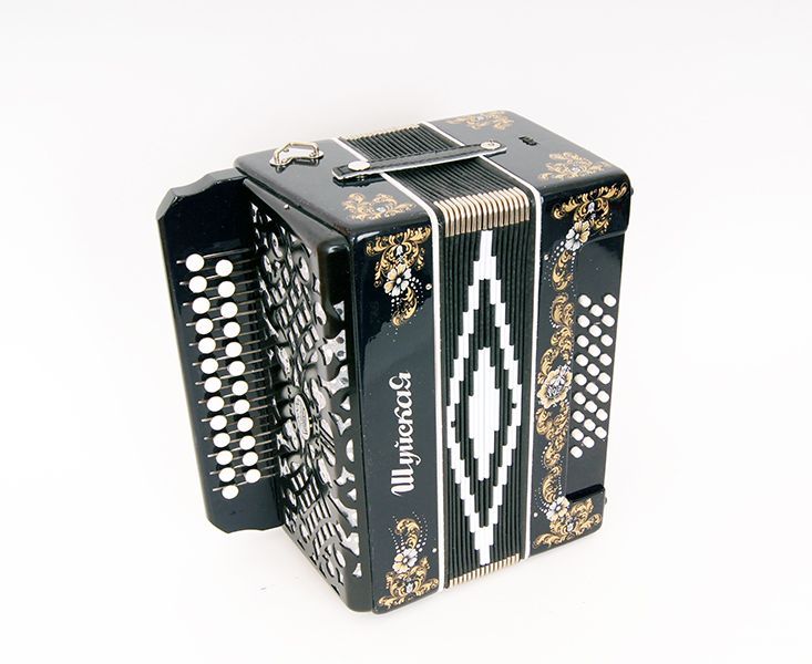 Шуйская гармонь S32XL-A-BLACK 25х25-III-2