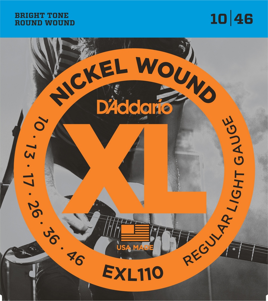 D`ADDARIO EXL110 XL NICKEL WOUND Струны для электрогитары 10-46