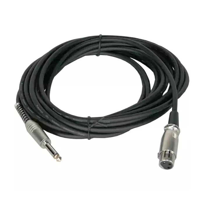 INVOTONE ACM1006/BK Кабель М6,3мм - XLRF,  6м