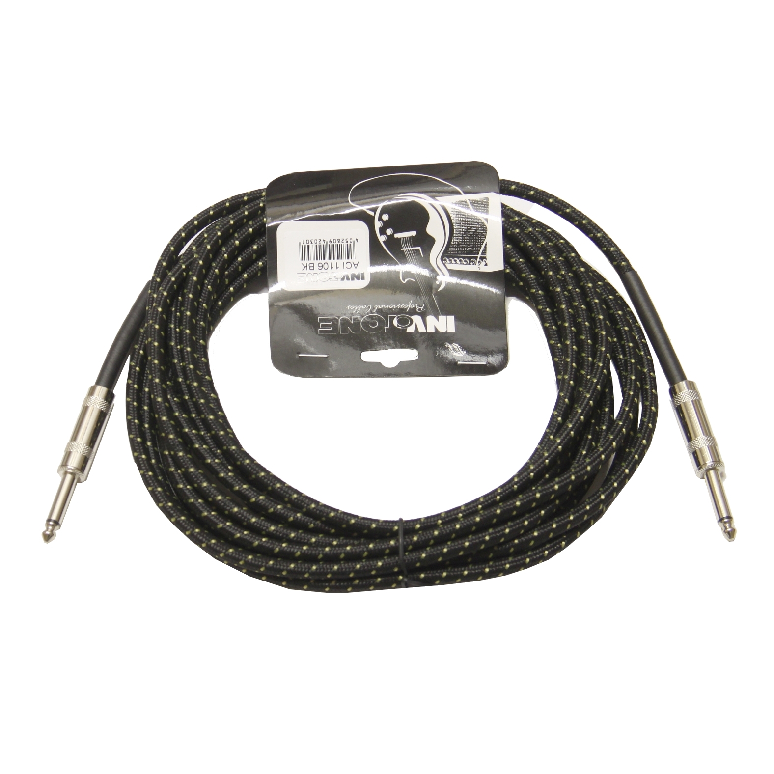 INVOTONE ACI1106/BK Кабель 6,3мм - 6,3мм,  6м черный