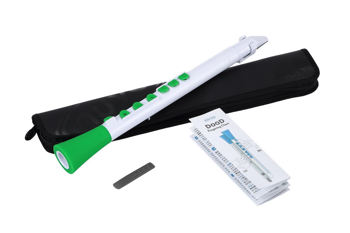 NUVO DOOD (WHITE/GREEN) Блок-флейта сопрано B