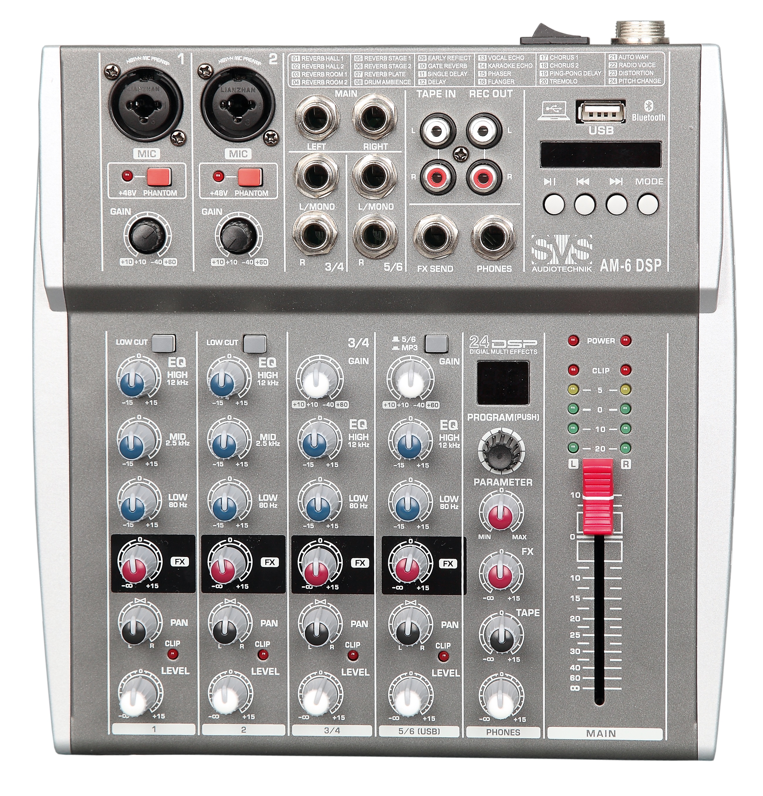 SVS AUDIOTECHNIK MIXERS AM-6 DSP Аналоговый микшерный пульт